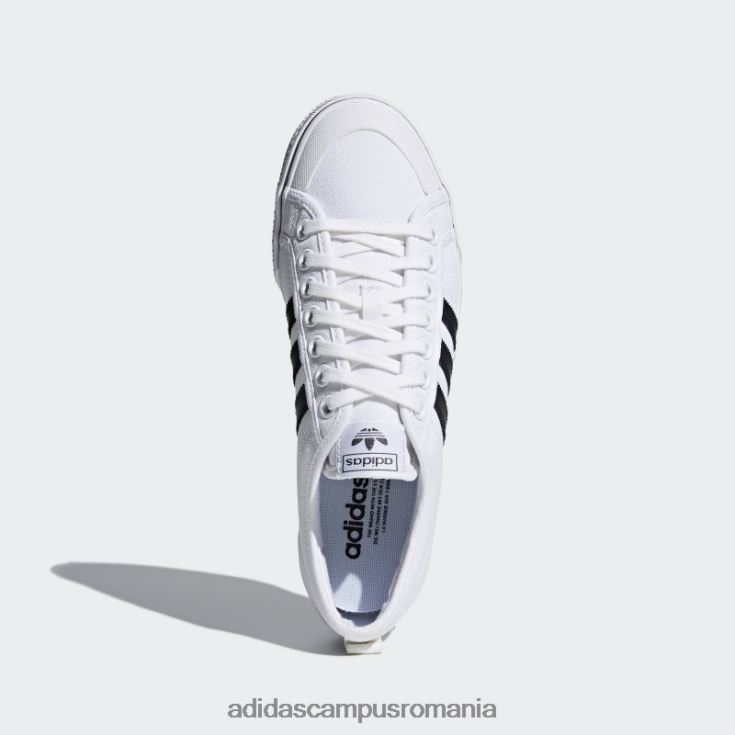 adidas campus romania pantofi nizza eleganti negri unisex alb negru J266N2148