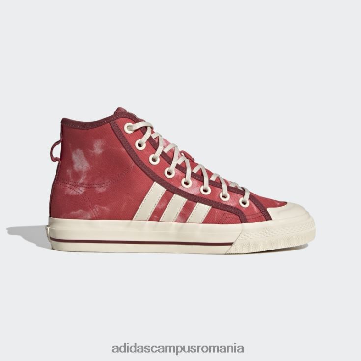 adidas campus romania pantofi nizza hi rf roșii unisex rosu alb J266N2469