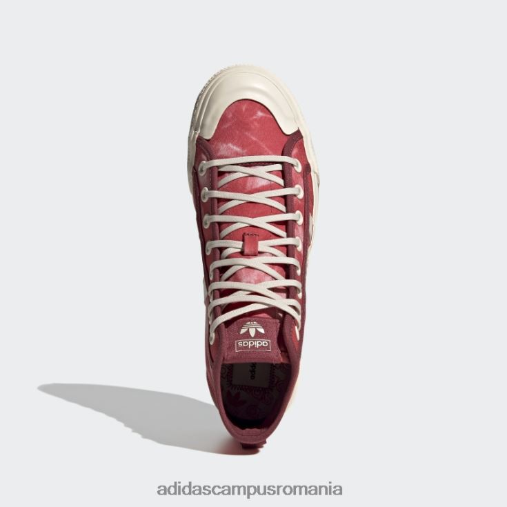 adidas campus romania pantofi nizza hi rf roșii unisex rosu alb J266N2469