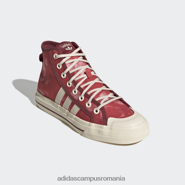 adidas campus romania pantofi nizza hi rf roșii unisex rosu alb J266N2469