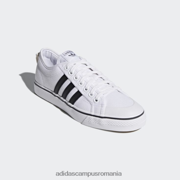 adidas campus romania pantofi nizza negru elegant unisex alb negru J266N24335