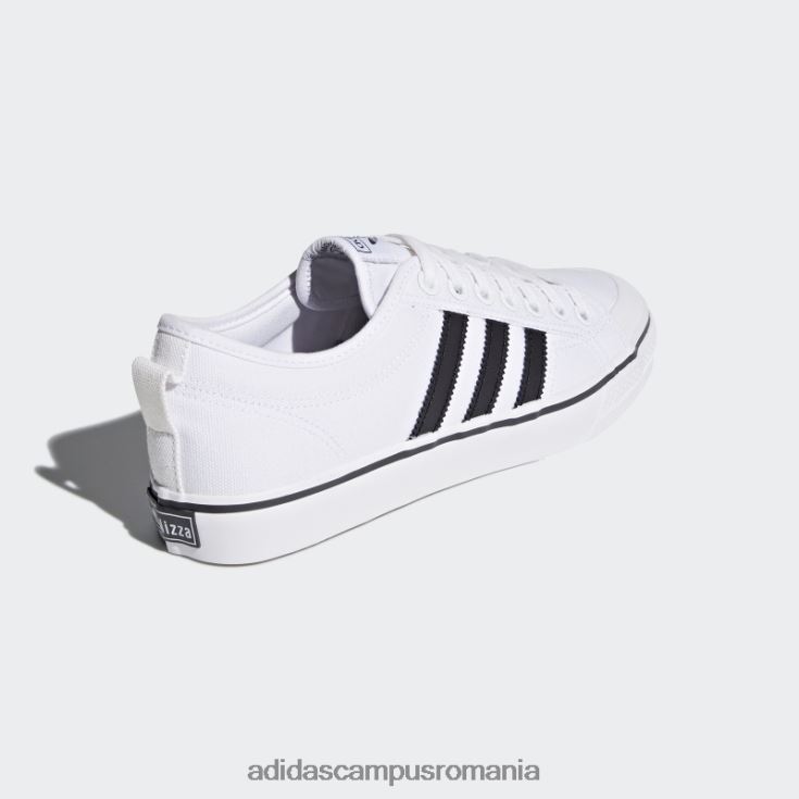 adidas campus romania pantofi nizza negru elegant unisex alb negru J266N24335