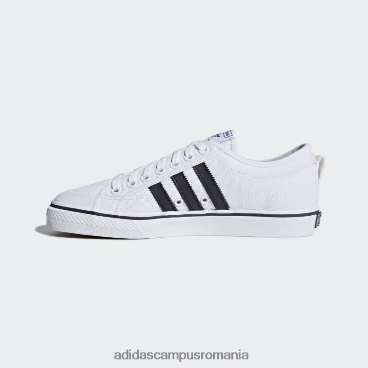 adidas campus romania pantofi nizza negru elegant unisex alb negru J266N24335