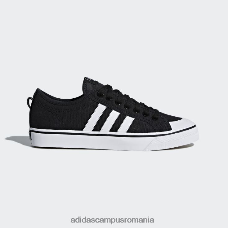 adidas campus romania pantofi nizza negru fierbinte unisex alb negru J266N2199