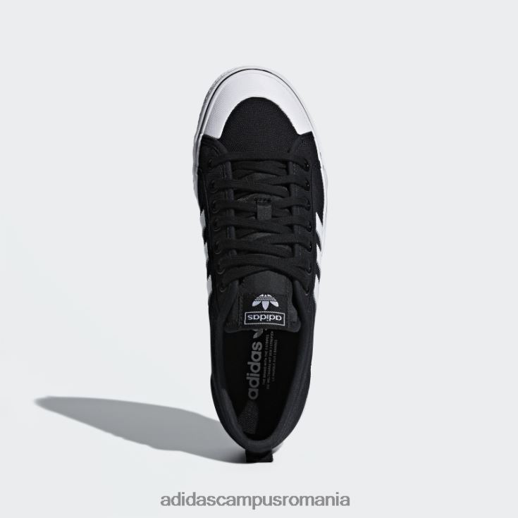 adidas campus romania pantofi nizza negru fierbinte unisex alb negru J266N2199