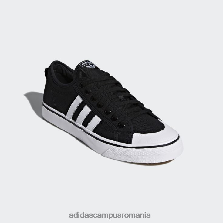 adidas campus romania pantofi nizza negru fierbinte unisex alb negru J266N2199