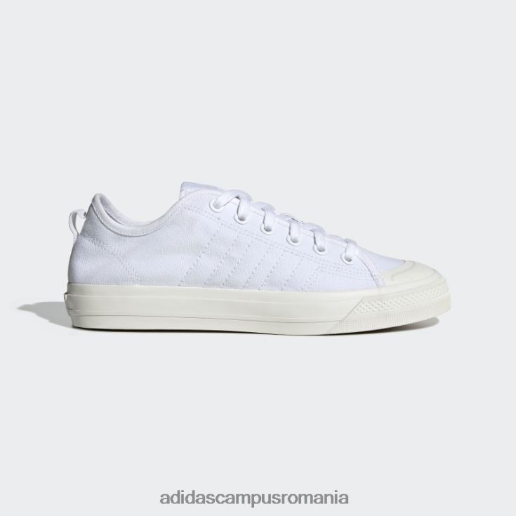 adidas campus romania pantofi nizza rf albi unisex alb J266N24682