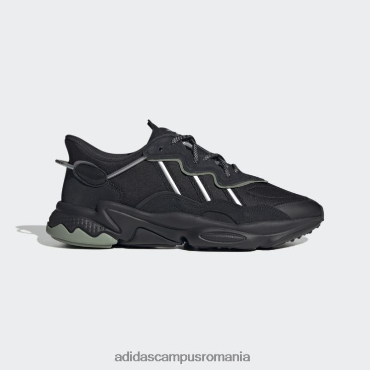 adidas campus romania pantofi ozweego argintii unisex negru argintiu J266N212235