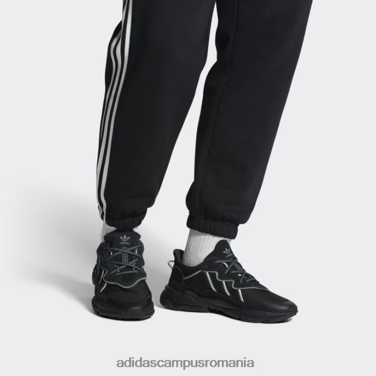 adidas campus romania pantofi ozweego argintii unisex negru argintiu J266N212235