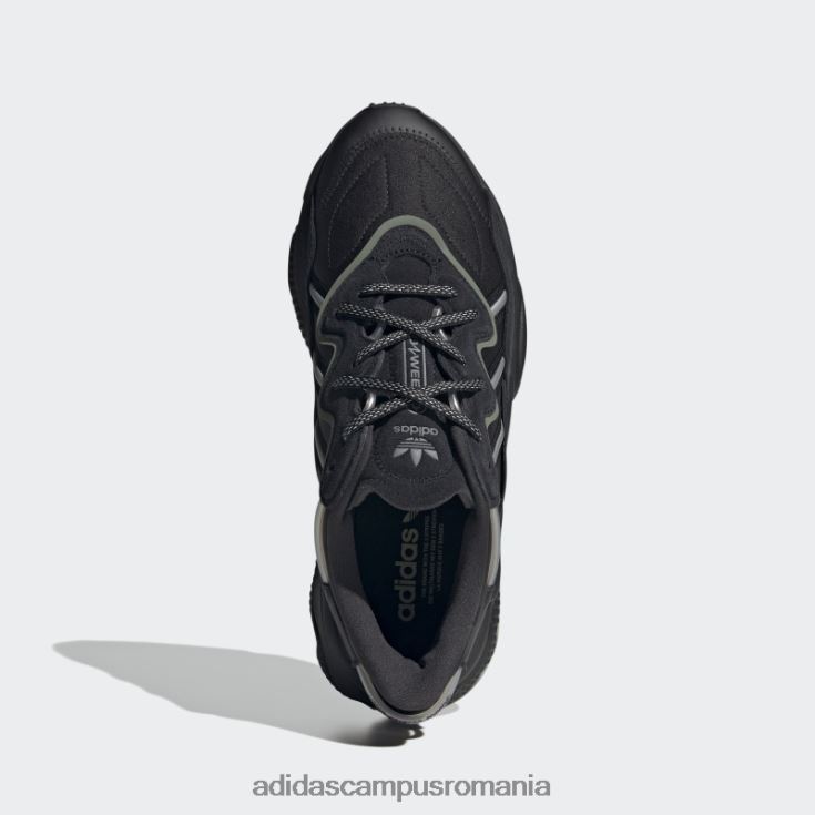 adidas campus romania pantofi ozweego argintii unisex negru argintiu J266N212235