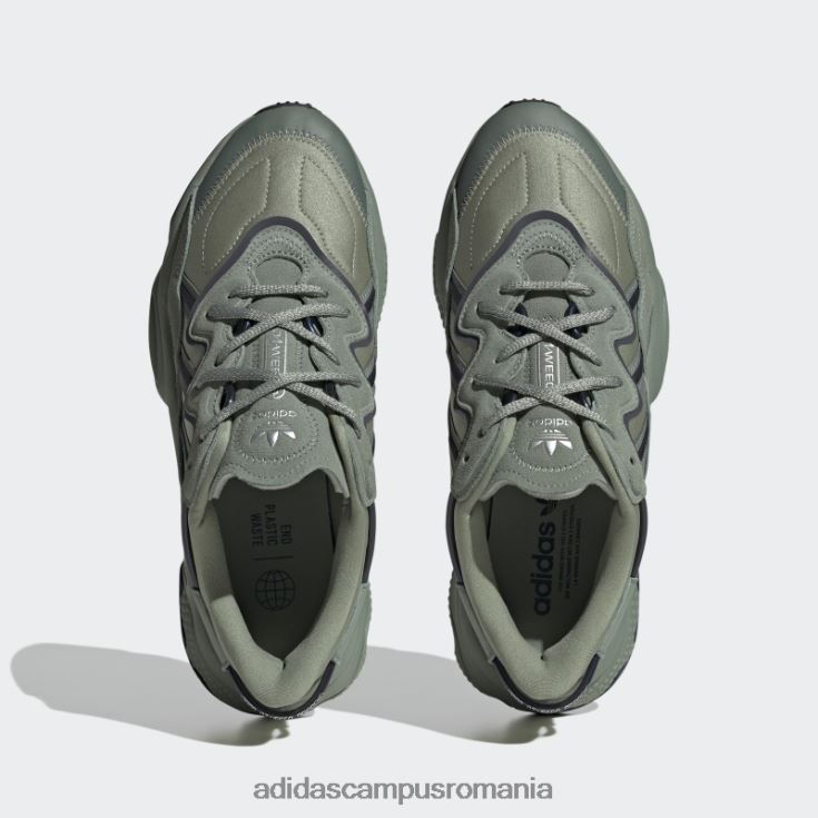 adidas campus romania pantofi ozweego verde argintiu adidas unisex verde argintiu/negru albastru J266N212252