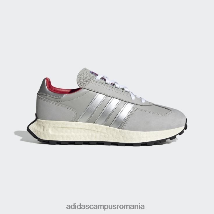 adidas campus romania pantofi retropy e5 gri unisex gri/argintiu/stacojiu J266N212608