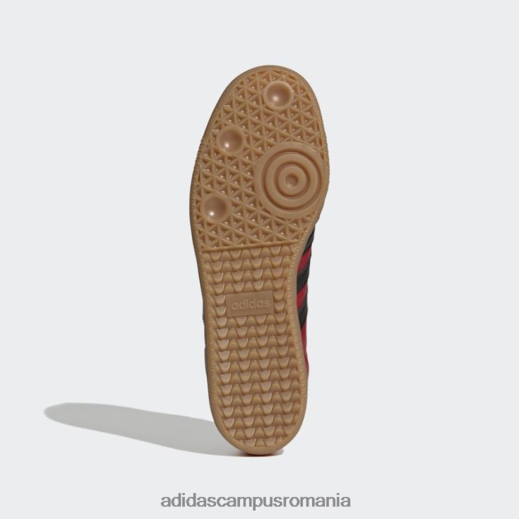adidas campus romania pantofi samba fc bayern roșii unisex roșu/negru/gumă J266N212469