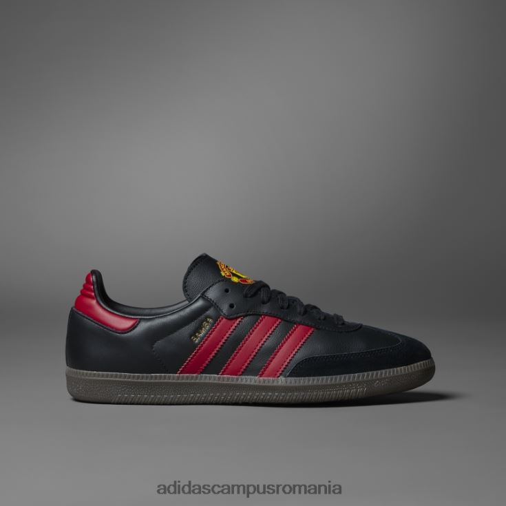 adidas campus romania pantofi samba manchester united negri unisex negru/roșu real/gumă J266N212349