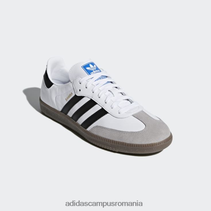 adidas campus romania pantofi samba og granit unisex alb/negru/granit J266N24411