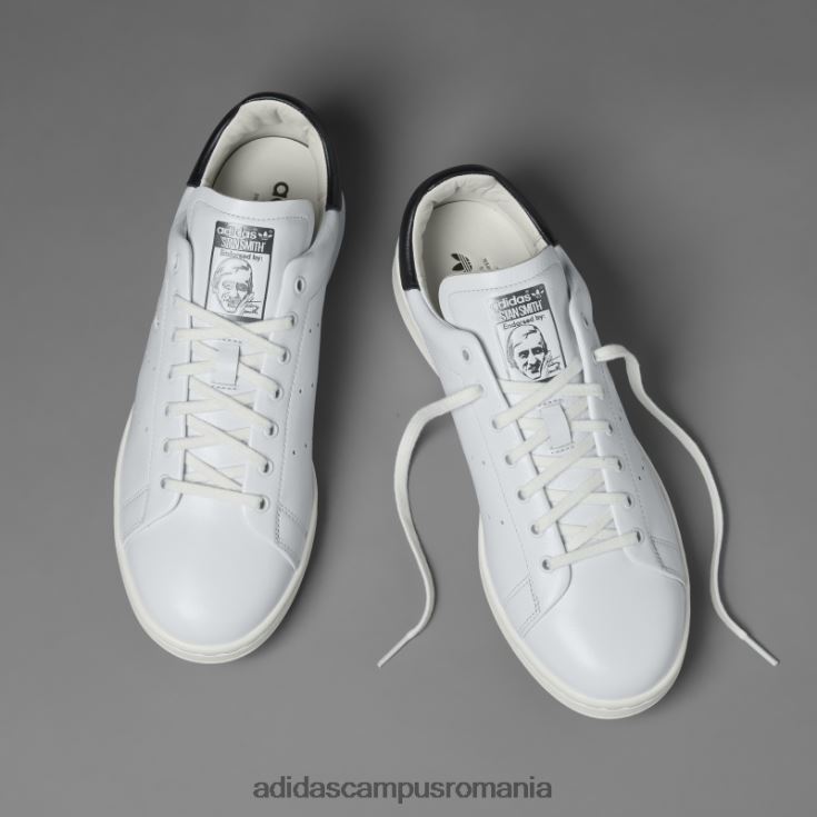 adidas campus romania pantofi stan smith lux albi unisex alb negru J266N2356