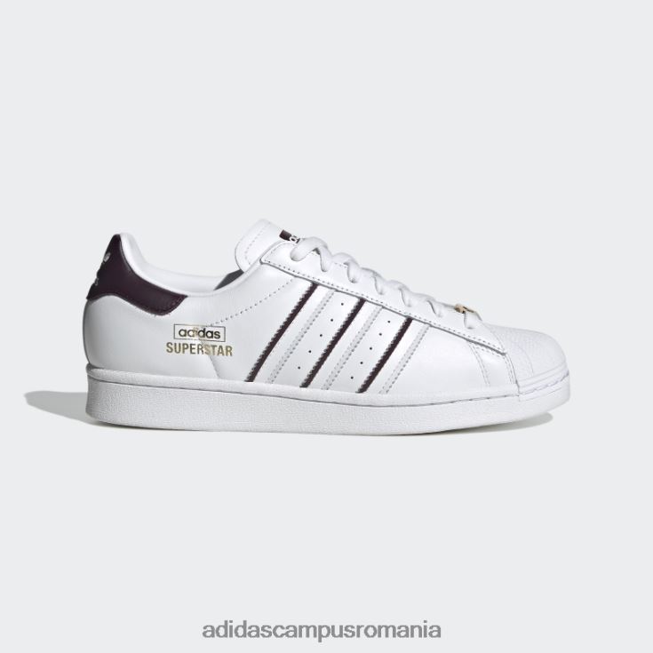 adidas campus romania pantofi superstar maro unisex alb/maro J266N212596