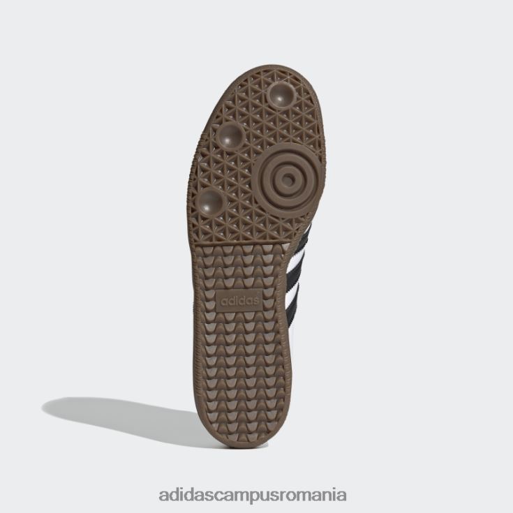 adidas campus romania pantofi vegani samba albi unisex alb/negru/gumă J266N24363