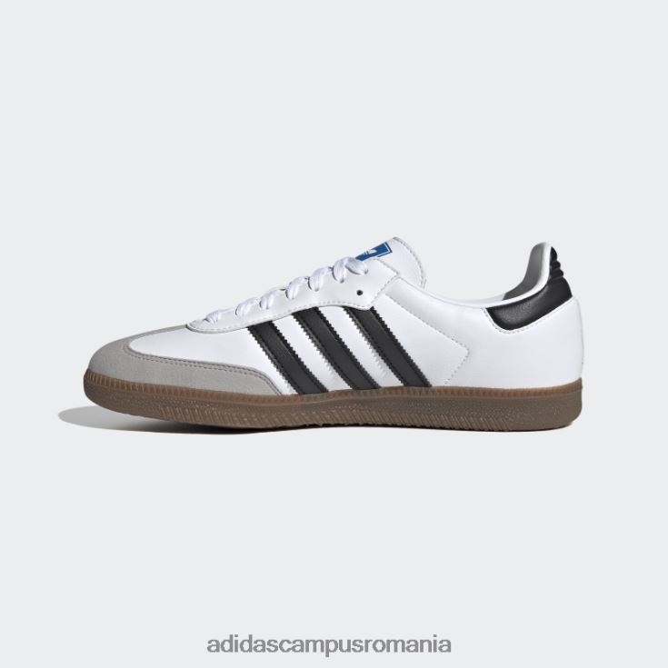 adidas campus romania pantofi vegani samba albi unisex alb/negru/gumă J266N24363