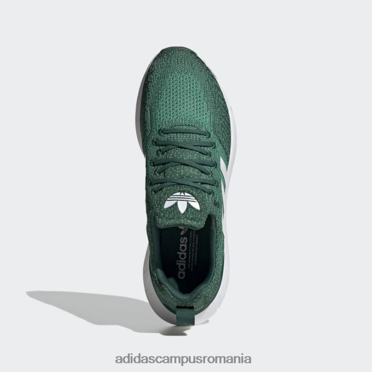 adidas campus romania pantofi verzi Swift Run 22 unisex verde/alb/verde aldine J266N24337