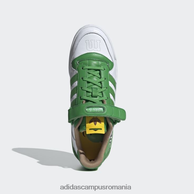 adidas campus romania pantofi verzi m&m\'s forum low 84 unisex verde/alb/eqt galben J266N24408