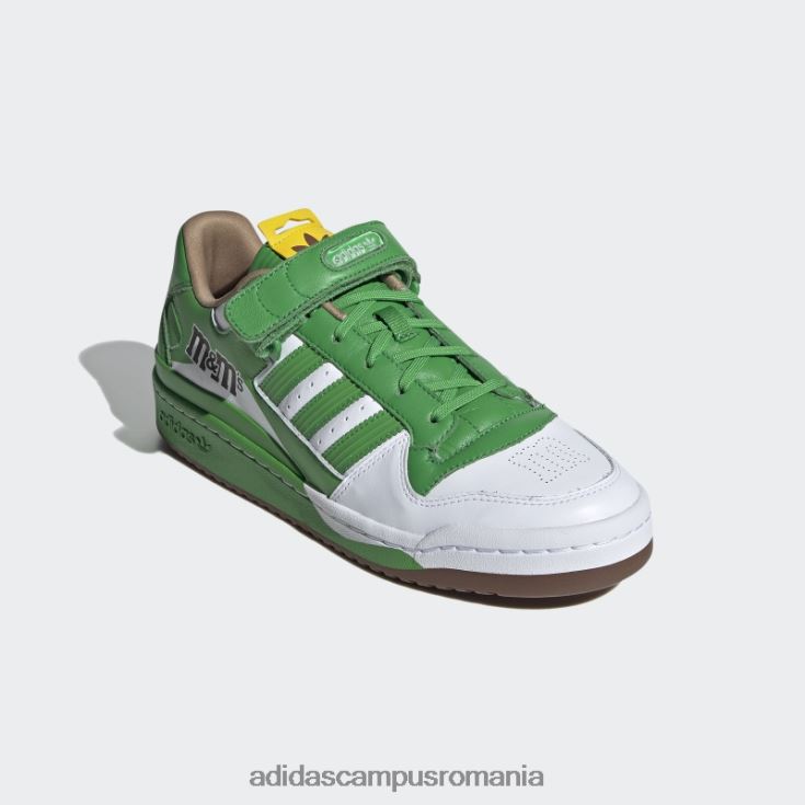 adidas campus romania pantofi verzi m&m\'s forum low 84 unisex verde/alb/eqt galben J266N24408