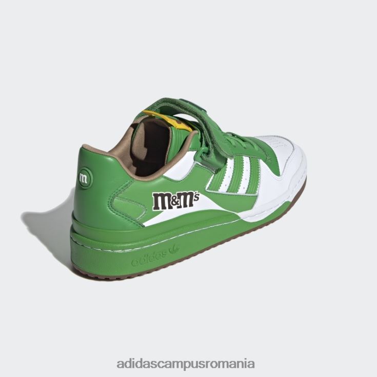 adidas campus romania pantofi verzi m&m\'s forum low 84 unisex verde/alb/eqt galben J266N24408