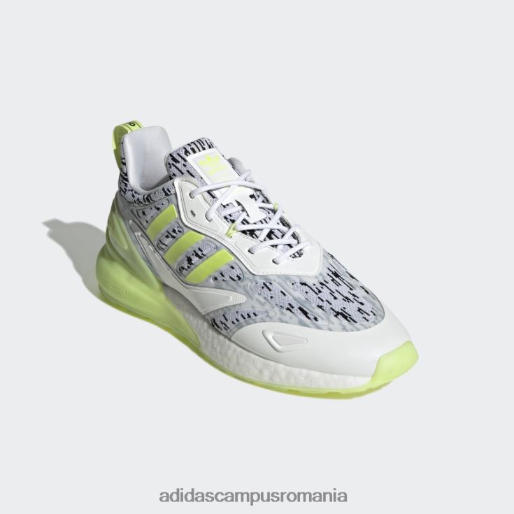 adidas campus romania pantofi zx 2k boost 2.0 lime unisex alb/var J266N212937