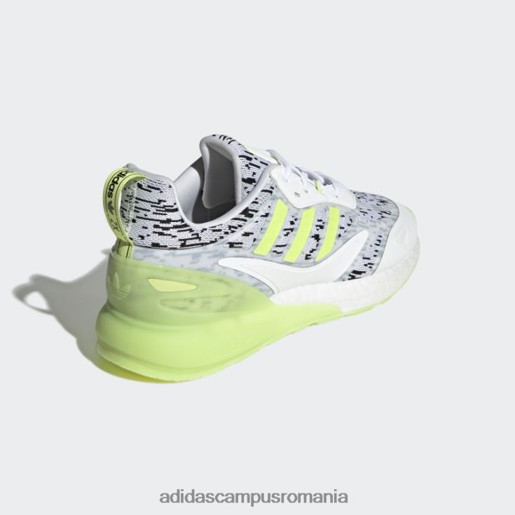 adidas campus romania pantofi zx 2k boost 2.0 lime unisex alb/var J266N212937