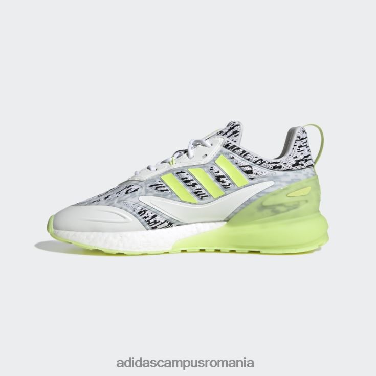 adidas campus romania pantofi zx 2k boost 2.0 lime unisex alb/var J266N212937