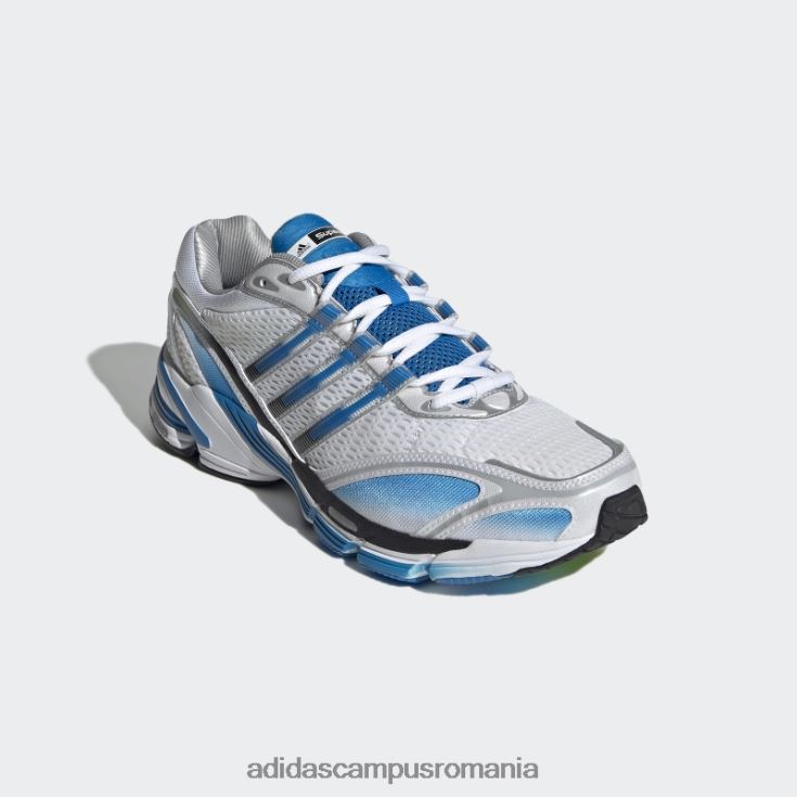 adidas campus romania pernă supernova albă 7 pantofi unisex alb/albastru papură/verde J266N24444