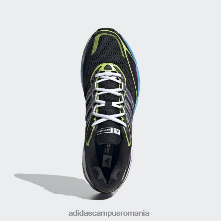 adidas campus romania pernă supernova neagră 7 pantofi unisex negru/argintiu/verde J266N213006