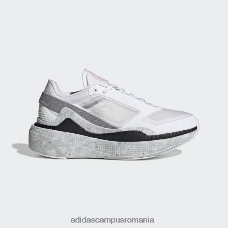 adidas campus romania alb by stella mccartney earthlight mesh pantofi alergare modă unisex alb/gri porumbel/negru J266N222156