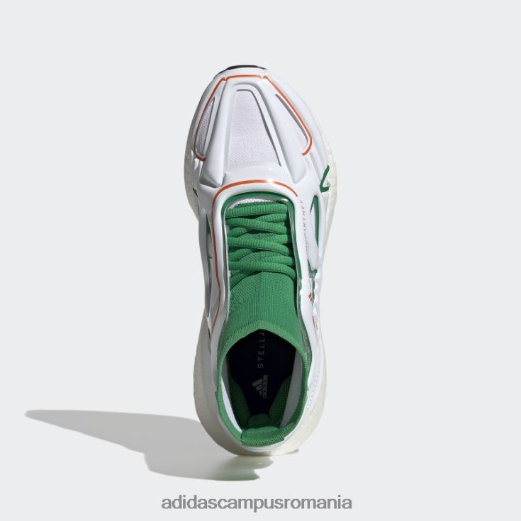 adidas campus romania by stella mccartney pantofi de alergare ultraboost 22 verde fierbinte unisex verde/alb/portocaliu J266N222216