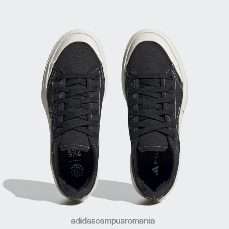 adidas campus romania by stella mccartney pantofi negri fierbinți unisex alb negru J266N212557