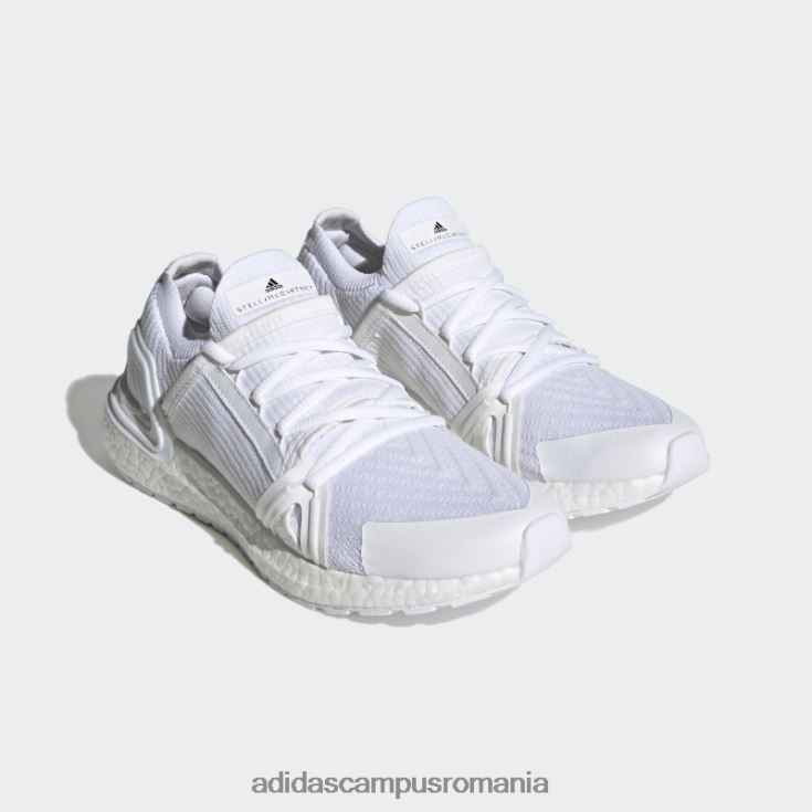 adidas campus romania by stella mccartney pantofi ultraboost 20 alb fierbinte unisex alb negru J266N215995