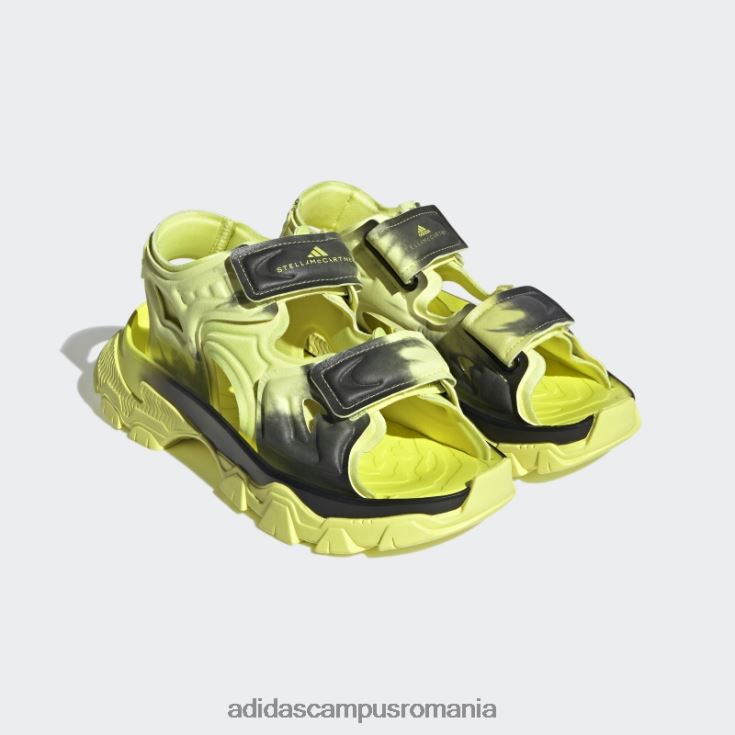 adidas campus romania by stella mccartney sandale fashion frozen yellow unisex galben/negru înghețat J266N215960