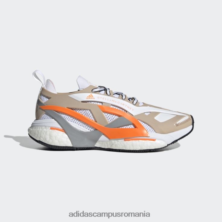 adidas campus romania de stella mccartney pantofi de alergare solarglide hot ash pearl unisex frasin perlat/alb/portocaliu J266N22075