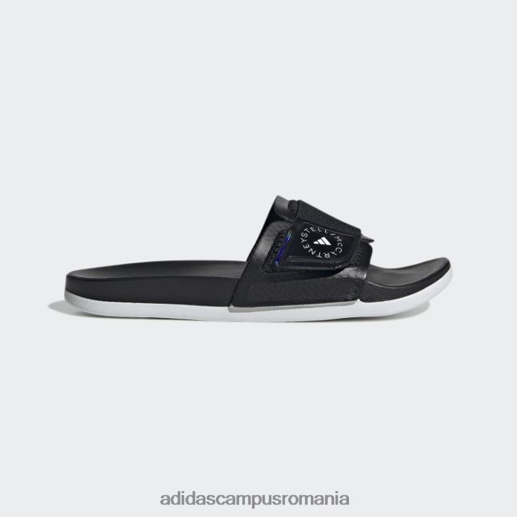 adidas campus romania diapozitive de modă neagră de stella mccartney unisex alb negru J266N28608