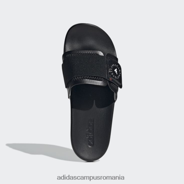 adidas campus romania diapozitive de modă neagră de stella mccartney unisex alb negru J266N28608