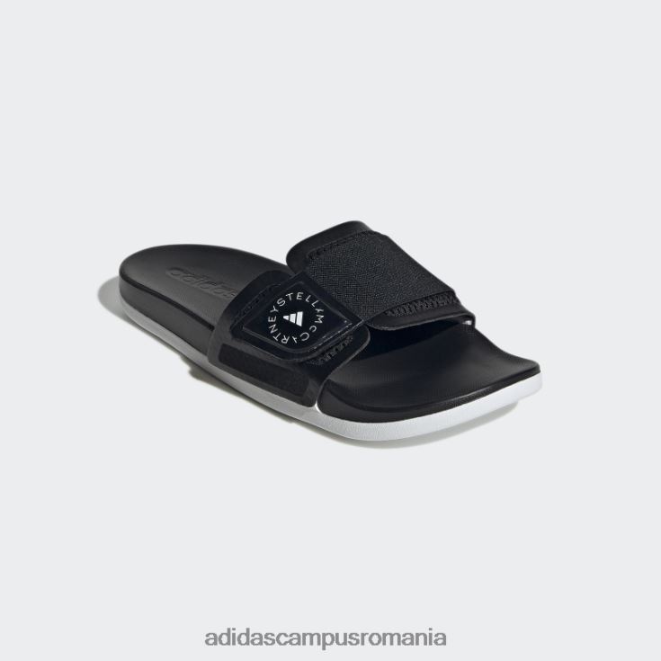 adidas campus romania diapozitive de modă neagră de stella mccartney unisex alb negru J266N28608