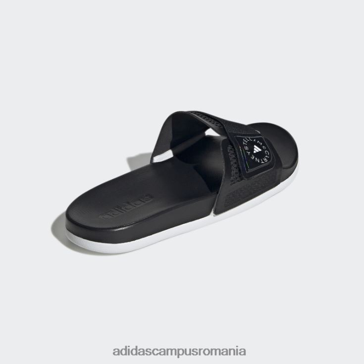 adidas campus romania diapozitive de modă neagră de stella mccartney unisex alb negru J266N28608
