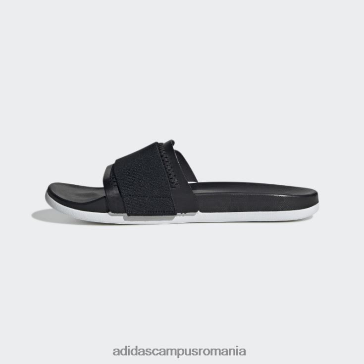 adidas campus romania diapozitive de modă neagră de stella mccartney unisex alb negru J266N28608