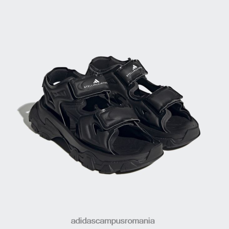 adidas campus romania negru de stella mccartney hika sandale outdoor moda unisex negru/alb/gri J266N215900