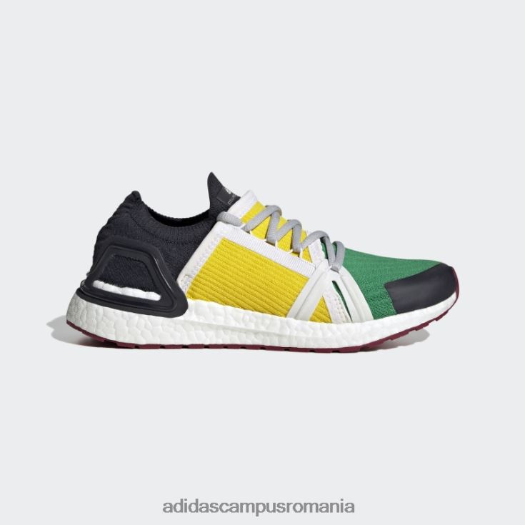 adidas campus romania pantofi de alergare verde by stella mccartney ultraboost 20 fierbinți unisex verde/galben/alb J266N222161