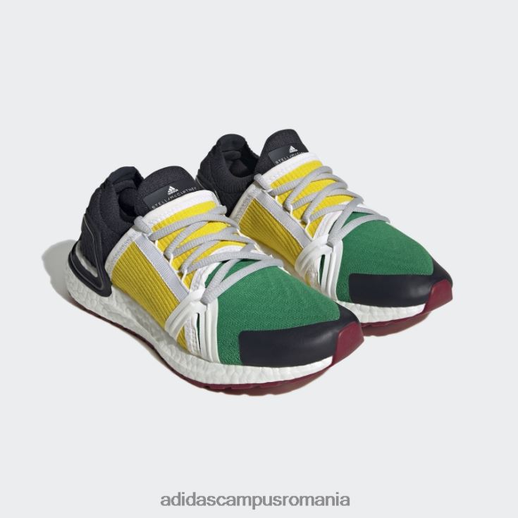 adidas campus romania pantofi de alergare verde by stella mccartney ultraboost 20 fierbinți unisex verde/galben/alb J266N222161