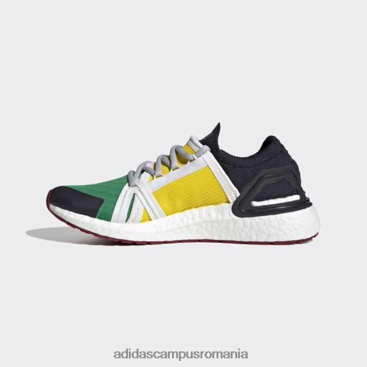 adidas campus romania pantofi de alergare verde by stella mccartney ultraboost 20 fierbinți unisex verde/galben/alb J266N222161