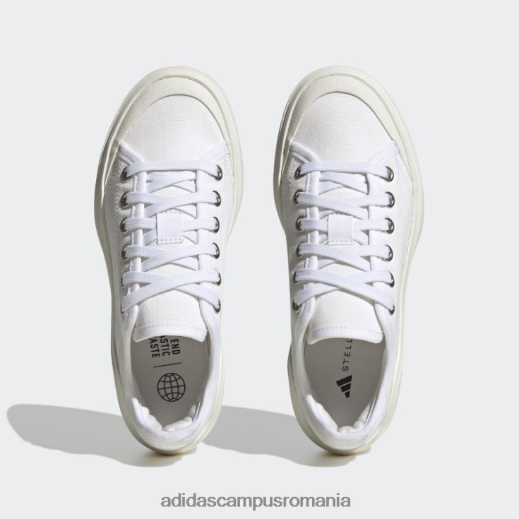 adidas campus romania pantofi de curte albi de stella mccartney fierbinți unisex alb J266N24715