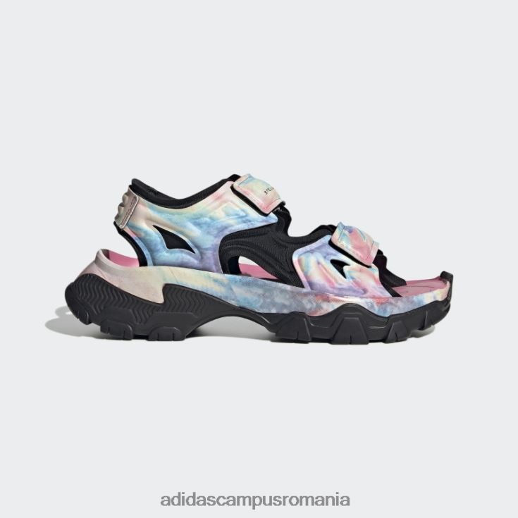 adidas campus romania sandale roz by stella mccartney unisex roz/galben înghețat/negru J266N28599