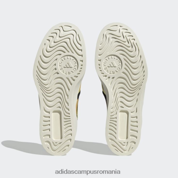 adidas campus romania tent green fashion by stella mccartney court pantofi slip-on unisex cort verde/galben/alb J266N219298